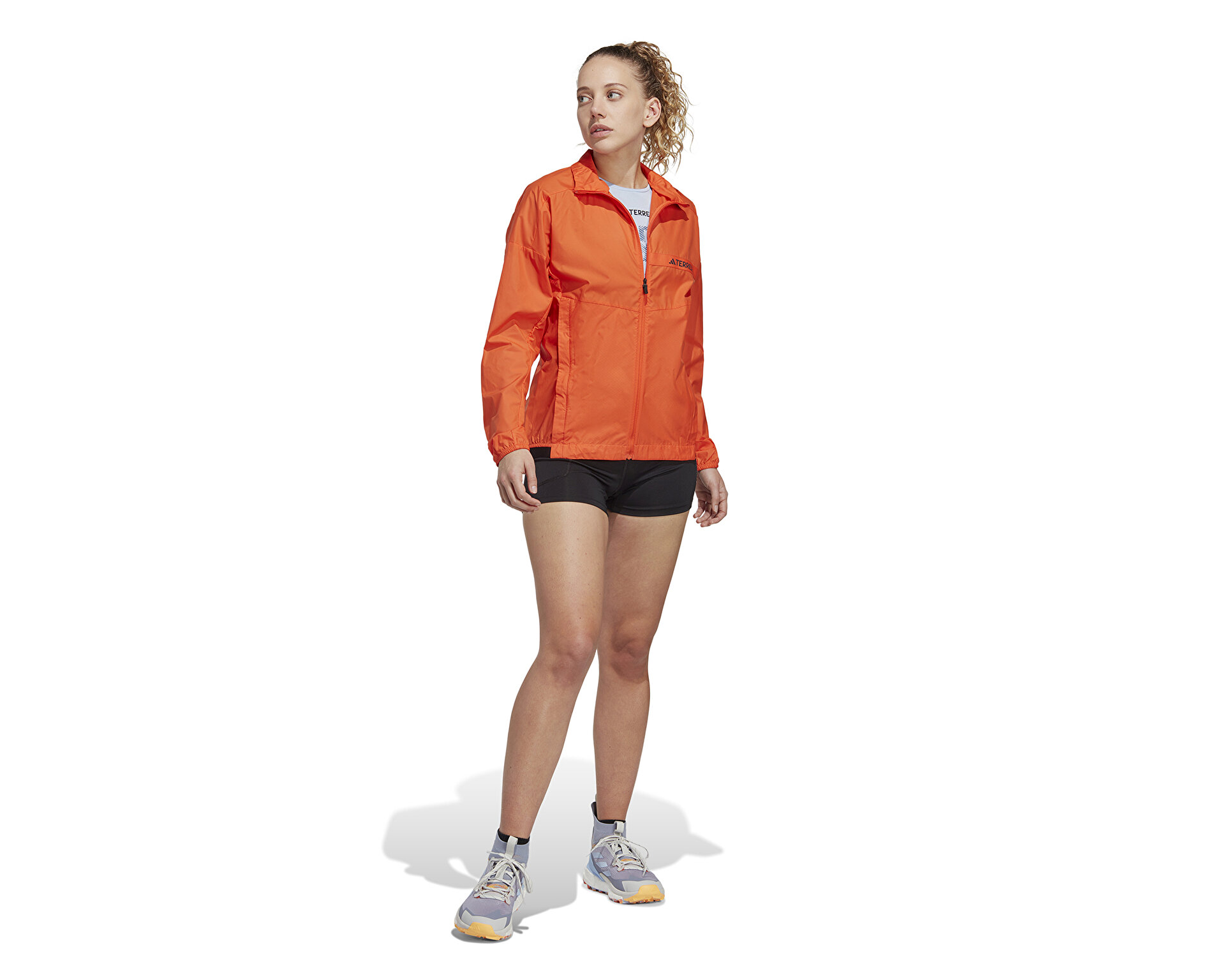 adidas Kadın W Mt Wind Jacke Turuncu HZ4237