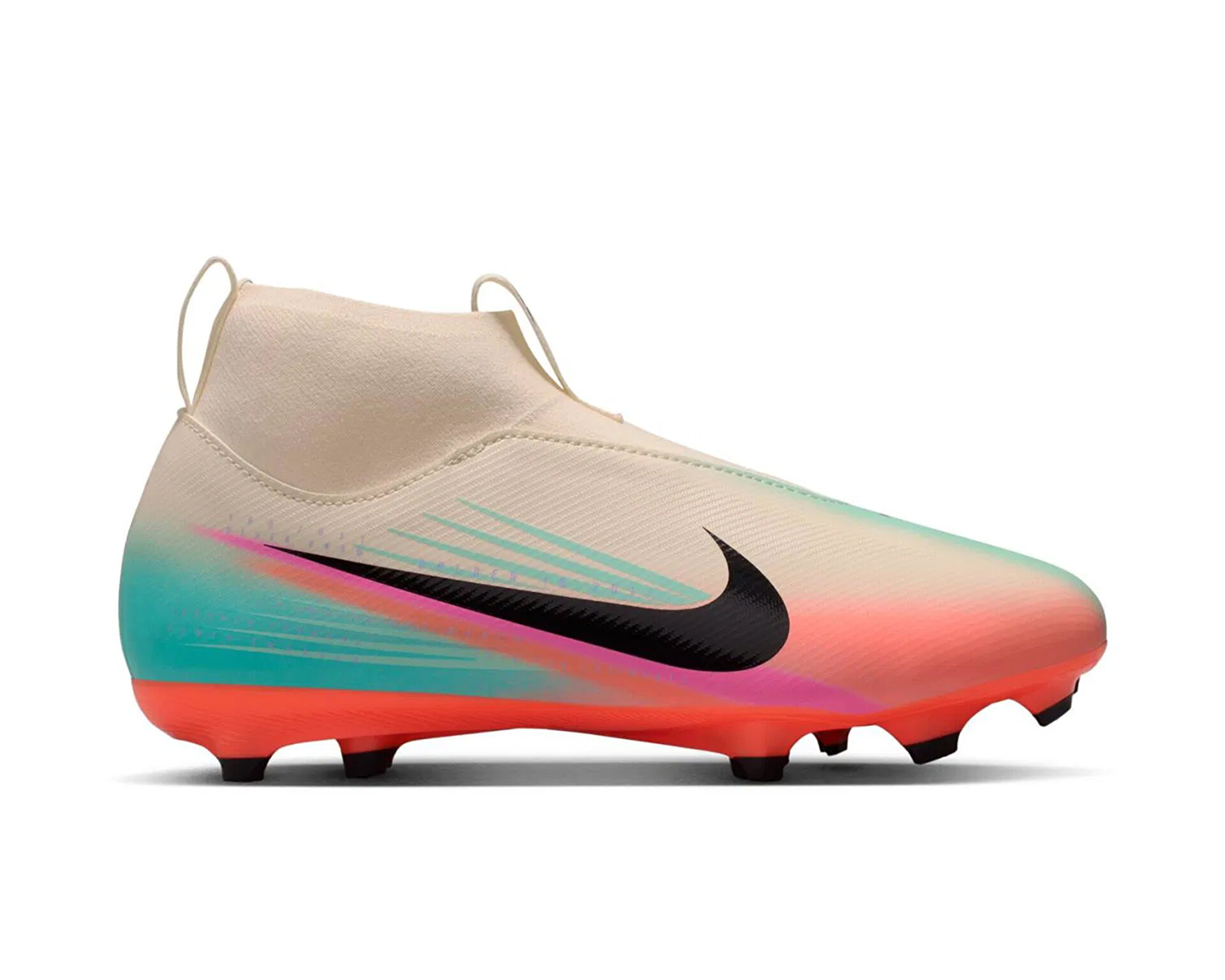 NIKE Unisex Çocuk JR ZM MERCURIAL SUPERFLY 10 ACAD FGMG SK Beyaz