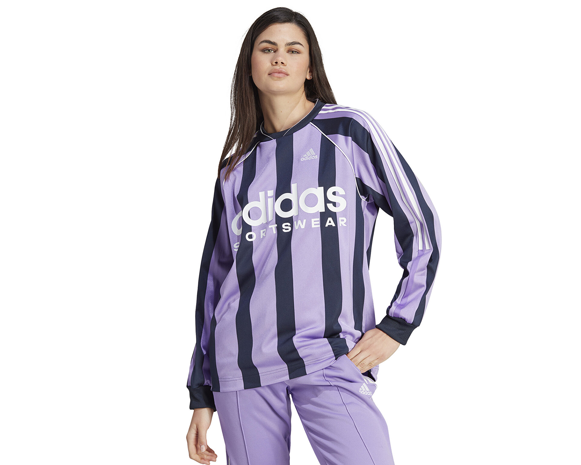 adidas Kadın W Express Ls Mor IC6635