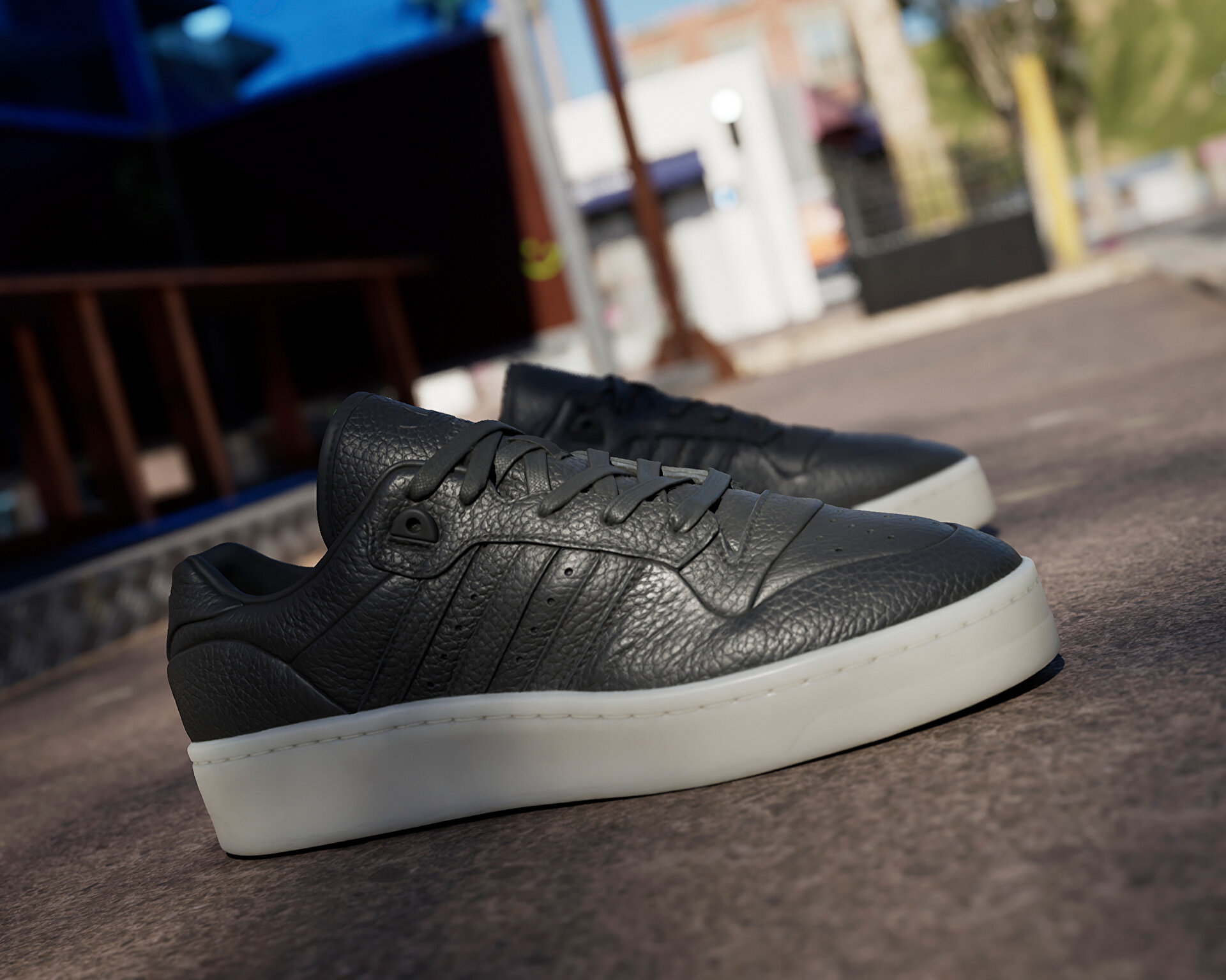 adidas Unisex Rivalry Lux Low Siyah ID3950