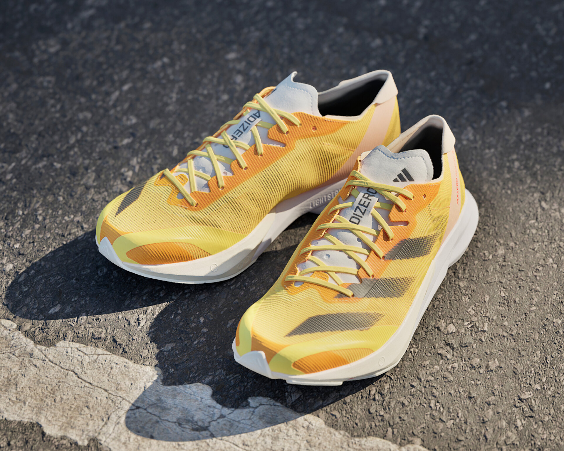 adidas Unisex Adizero Adios 8 M Sarı IG5646