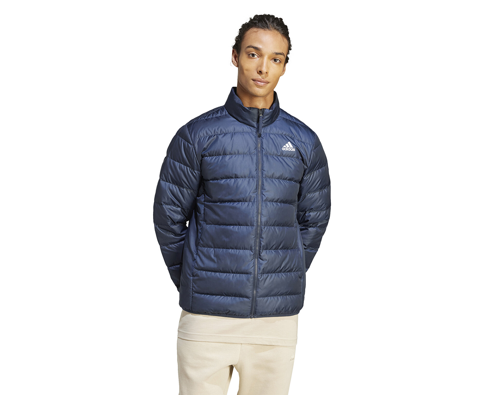 adidas Erkek Ess Lite Down J Lacivert IK3218