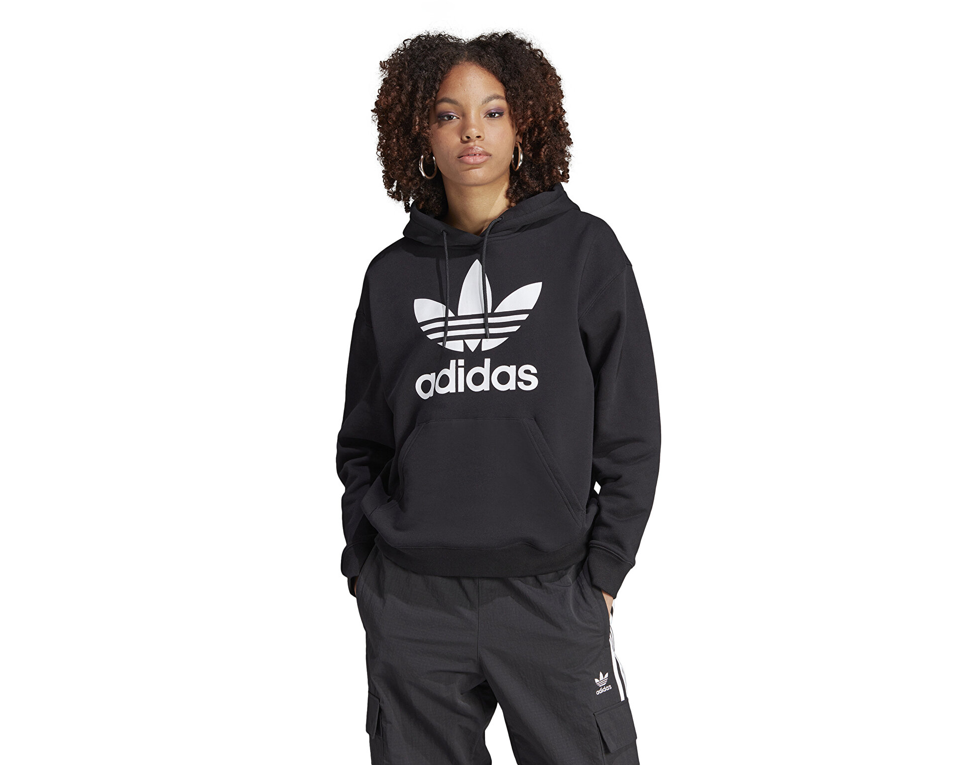 adidas Kadın Trf Hoodie Siyah IK4058