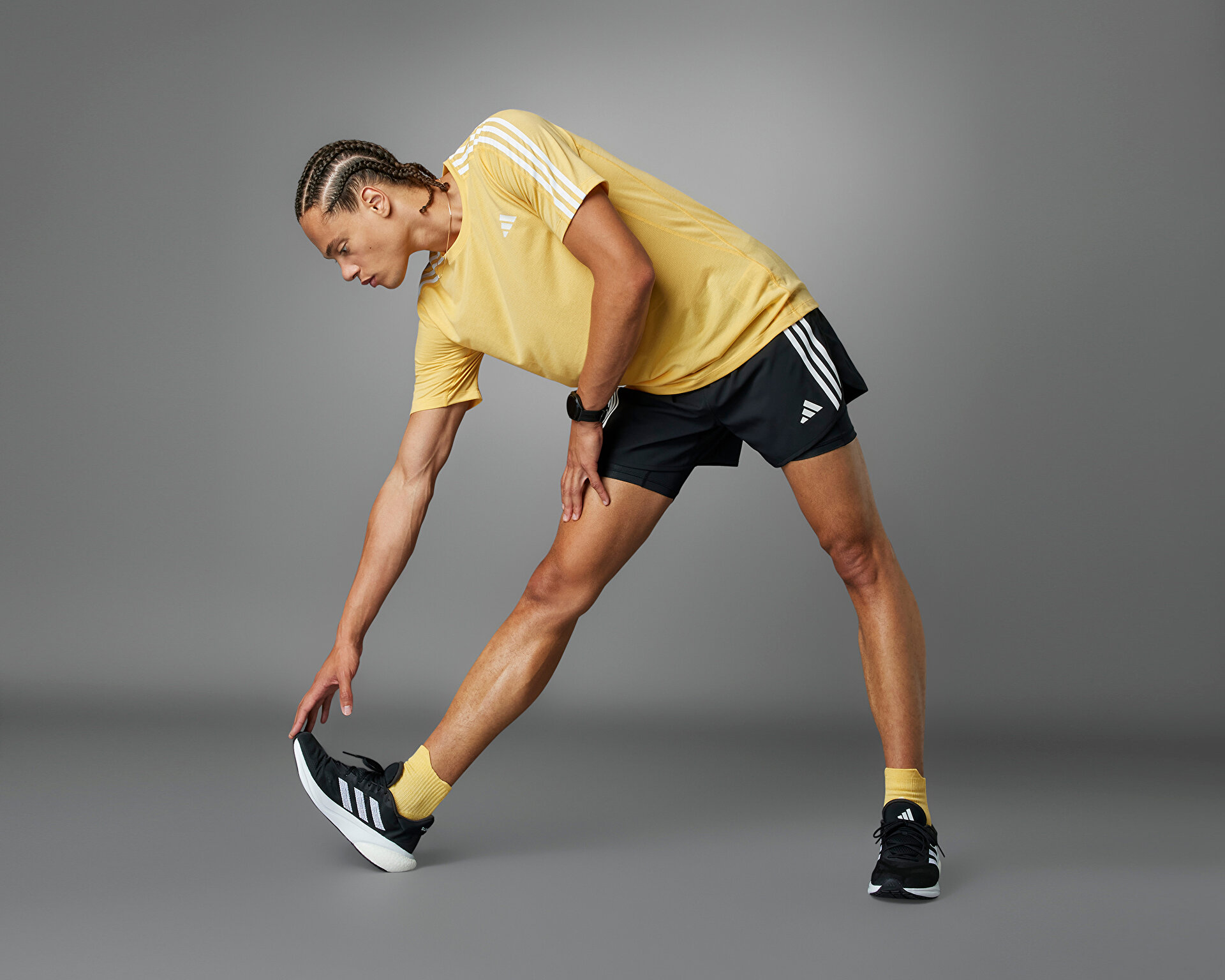 adidas Erkek Otr E 3S 2In1 S Siyah IQ3808