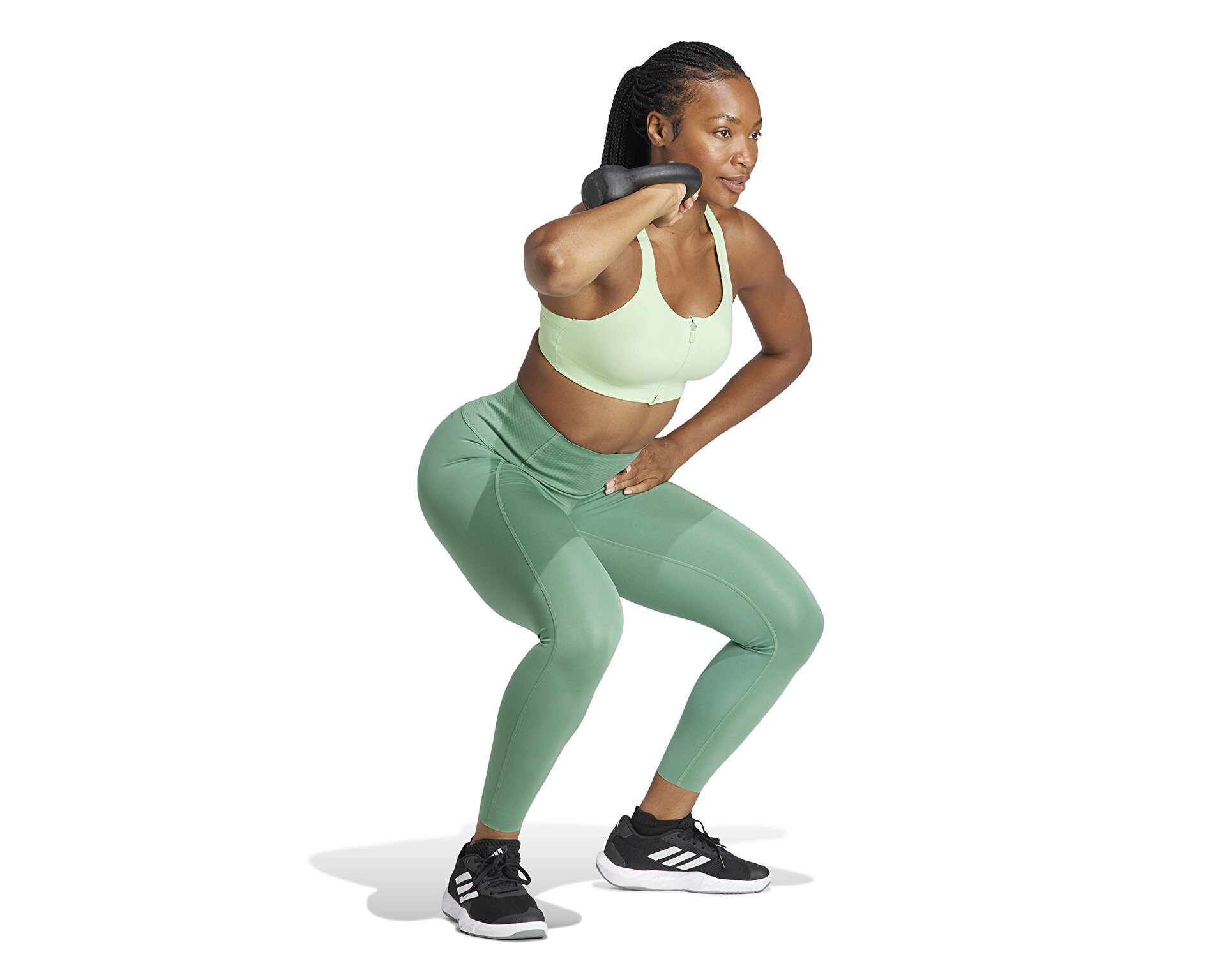 adidas Kadın Tlrdım Lux Zip Yeşil IT6657