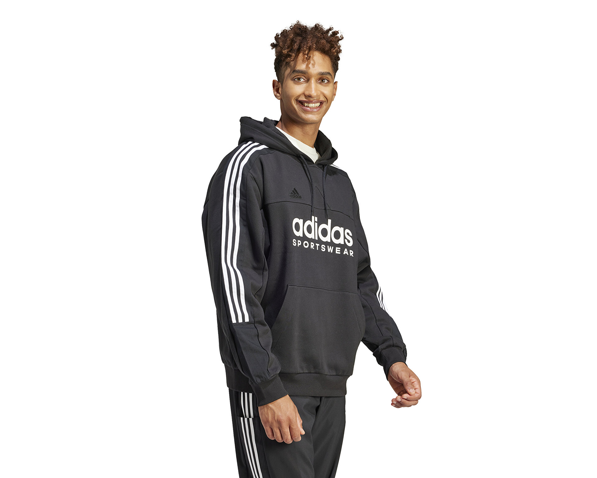adidas Erkek M Tiro Hoodie Siyah IV8126