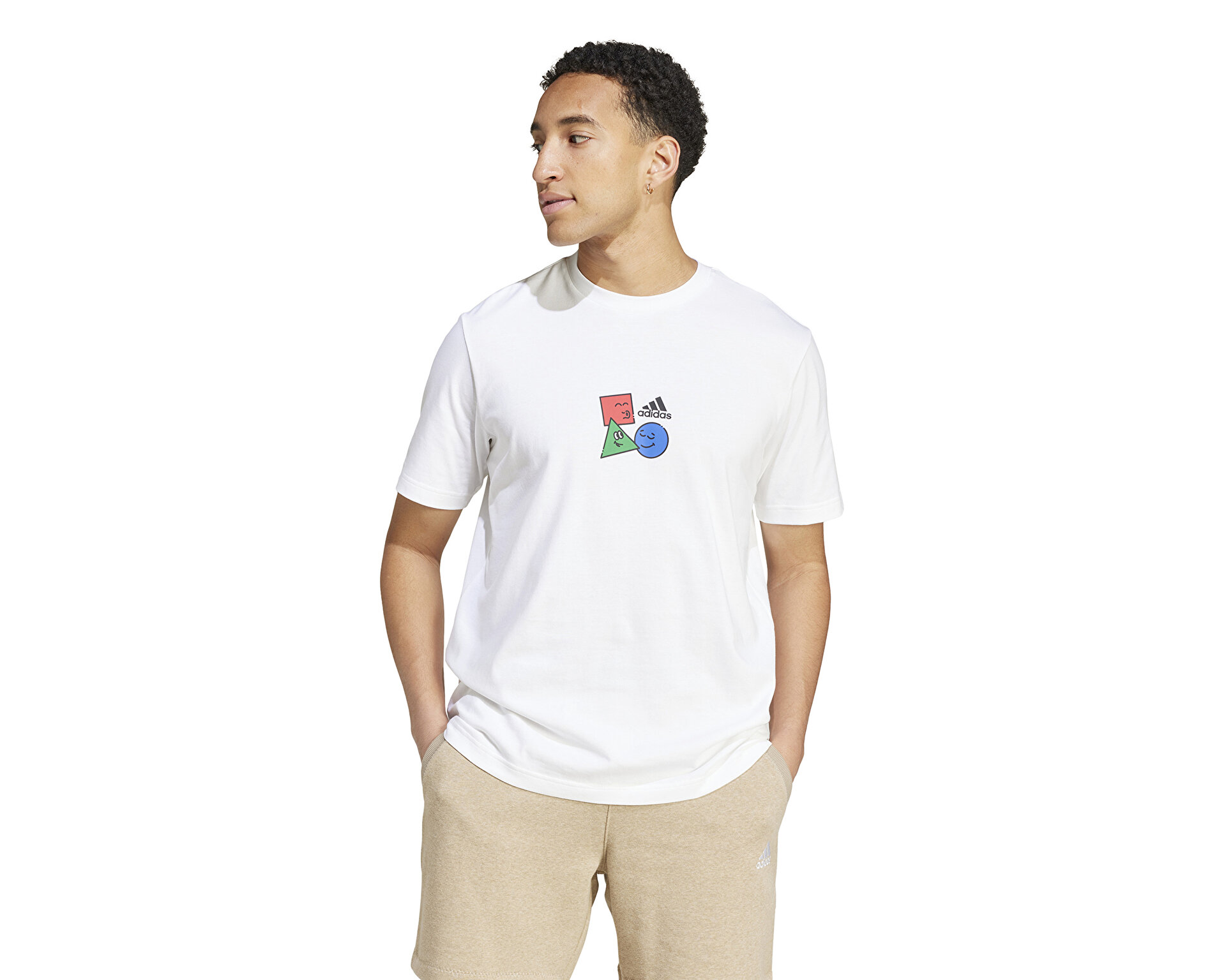 adidas Erkek M Positive T Beyaz IW2646