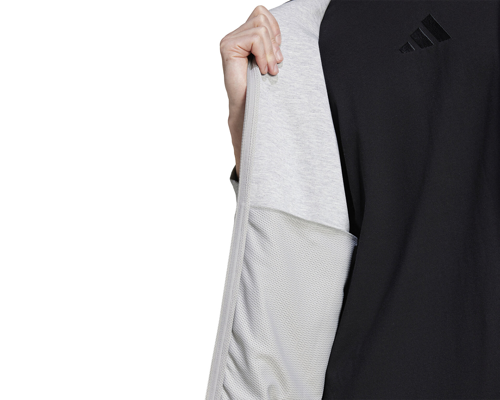 adidas Erkek Future Icons Doubleknit Full-Zip Gri IW8597