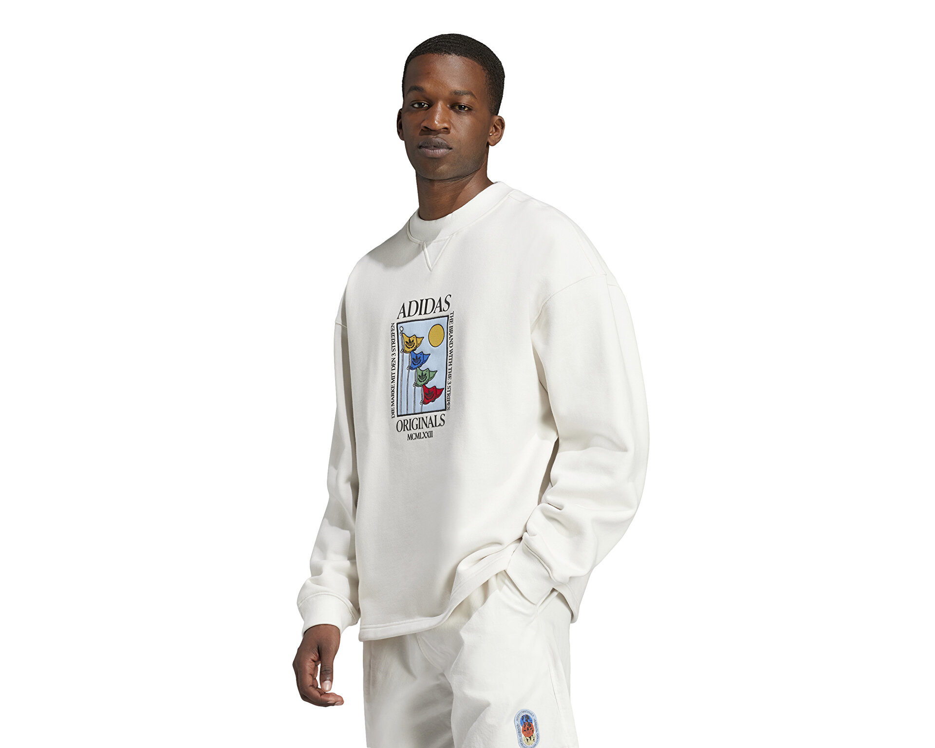 adidas Erkek Olpc Crew 2 Beyaz IX6745