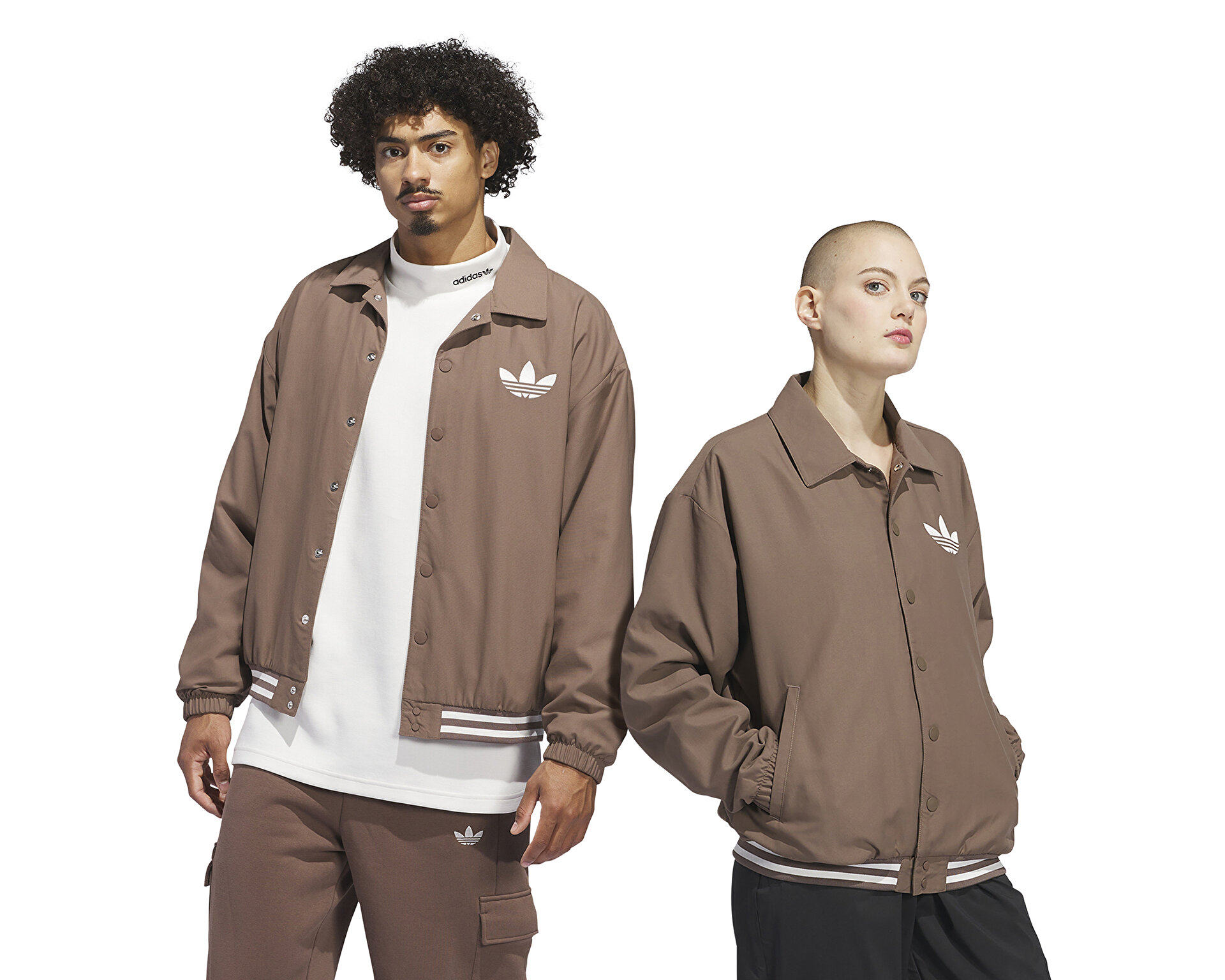 adidas Unisex Coach Jacket Kahverengi IY7371