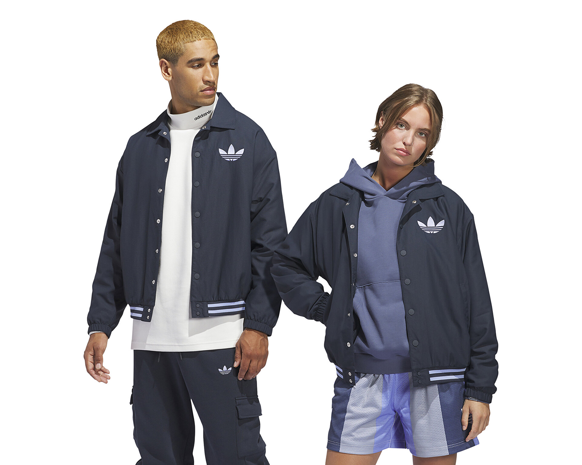 adidas Unisex Coach Jacket lacivert IY7395