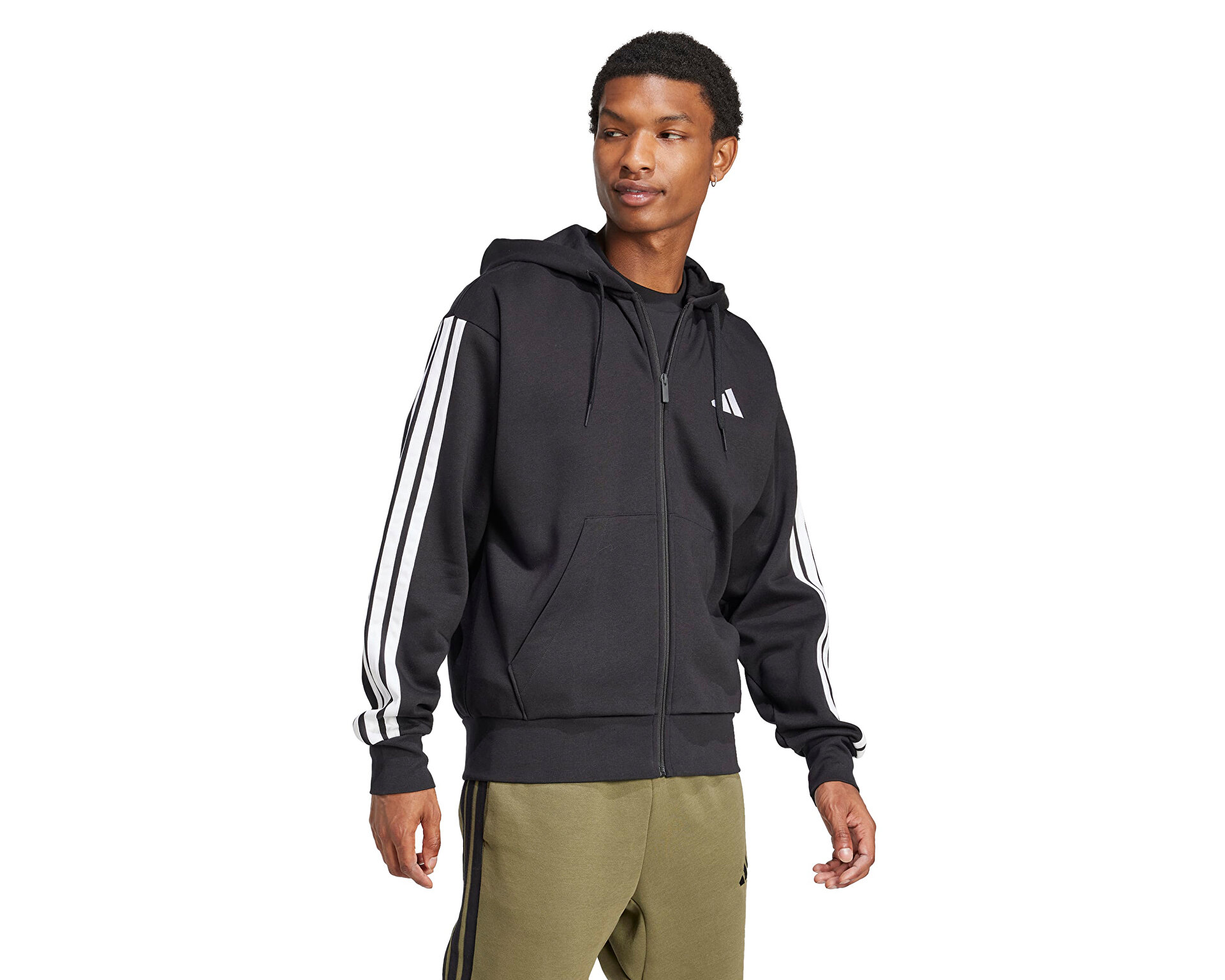 ADIDAS Erkek M 3S FL FZ HD Siyah JD1870 | Korayspor