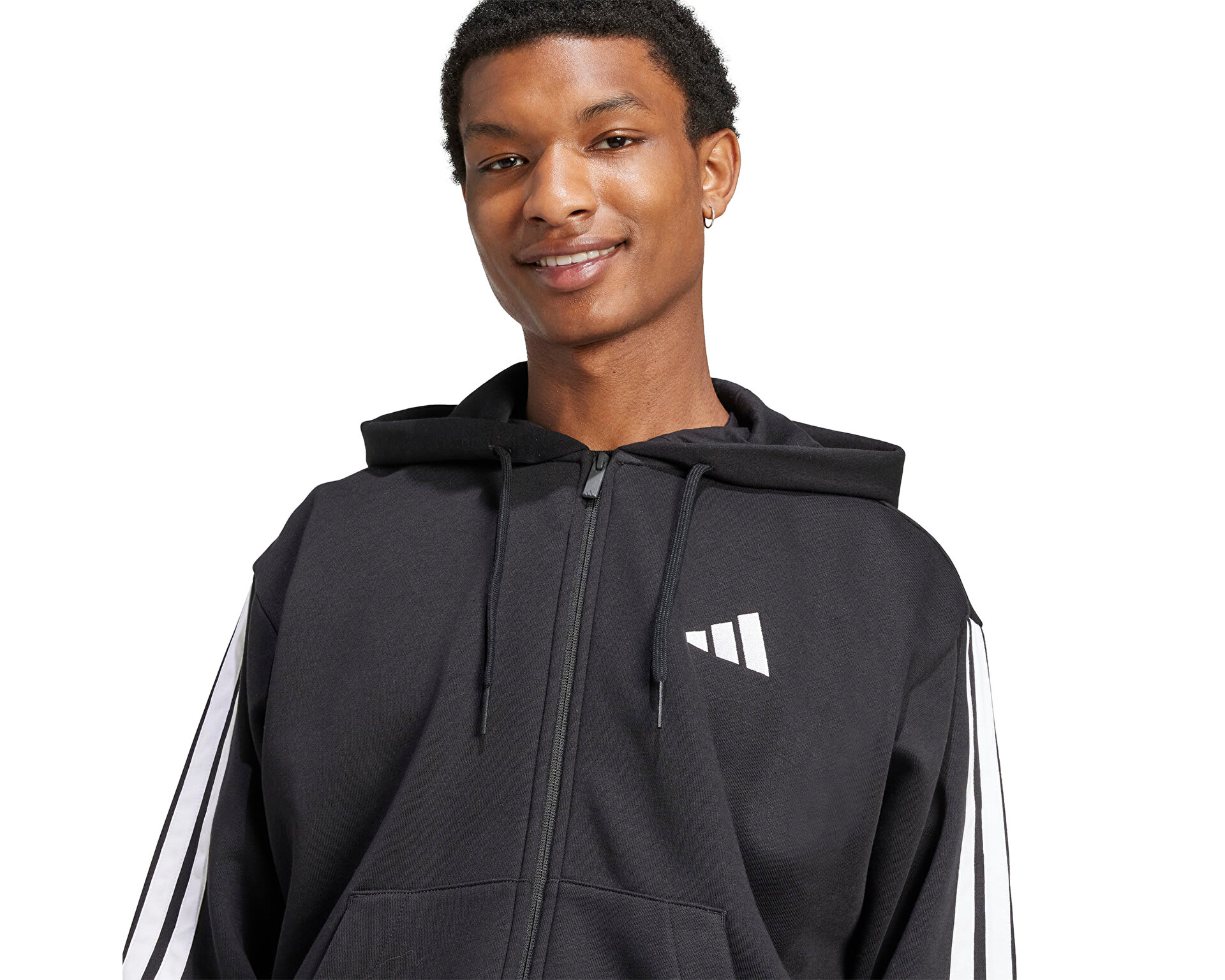 ADIDAS Erkek M 3S FL FZ HD Siyah JD1870 | Korayspor