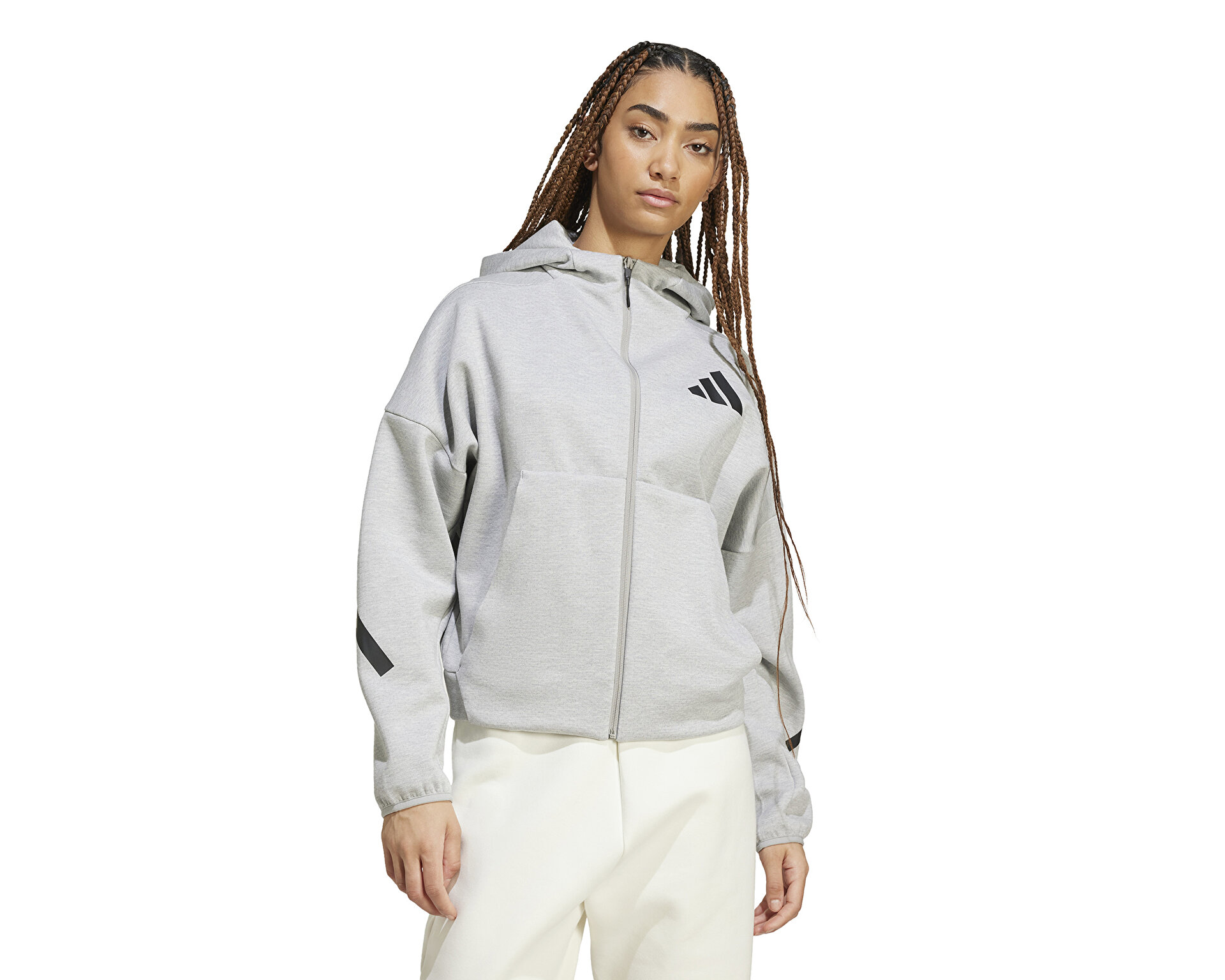 adidas Kadın W Z.N.E. Fz Gri JD9593