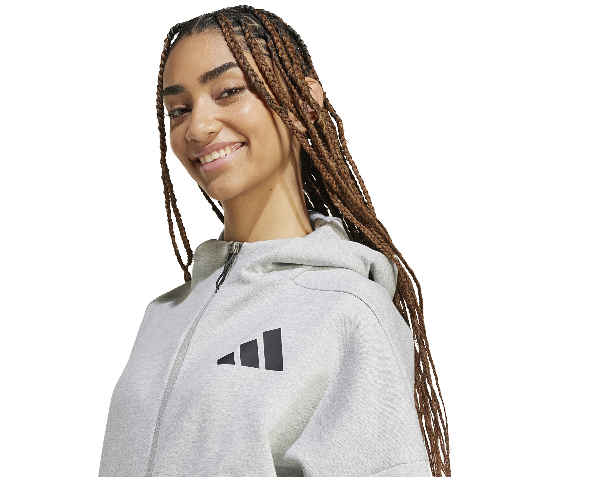 adidas Kadın W Z.N.E. Fz Gri JD9593