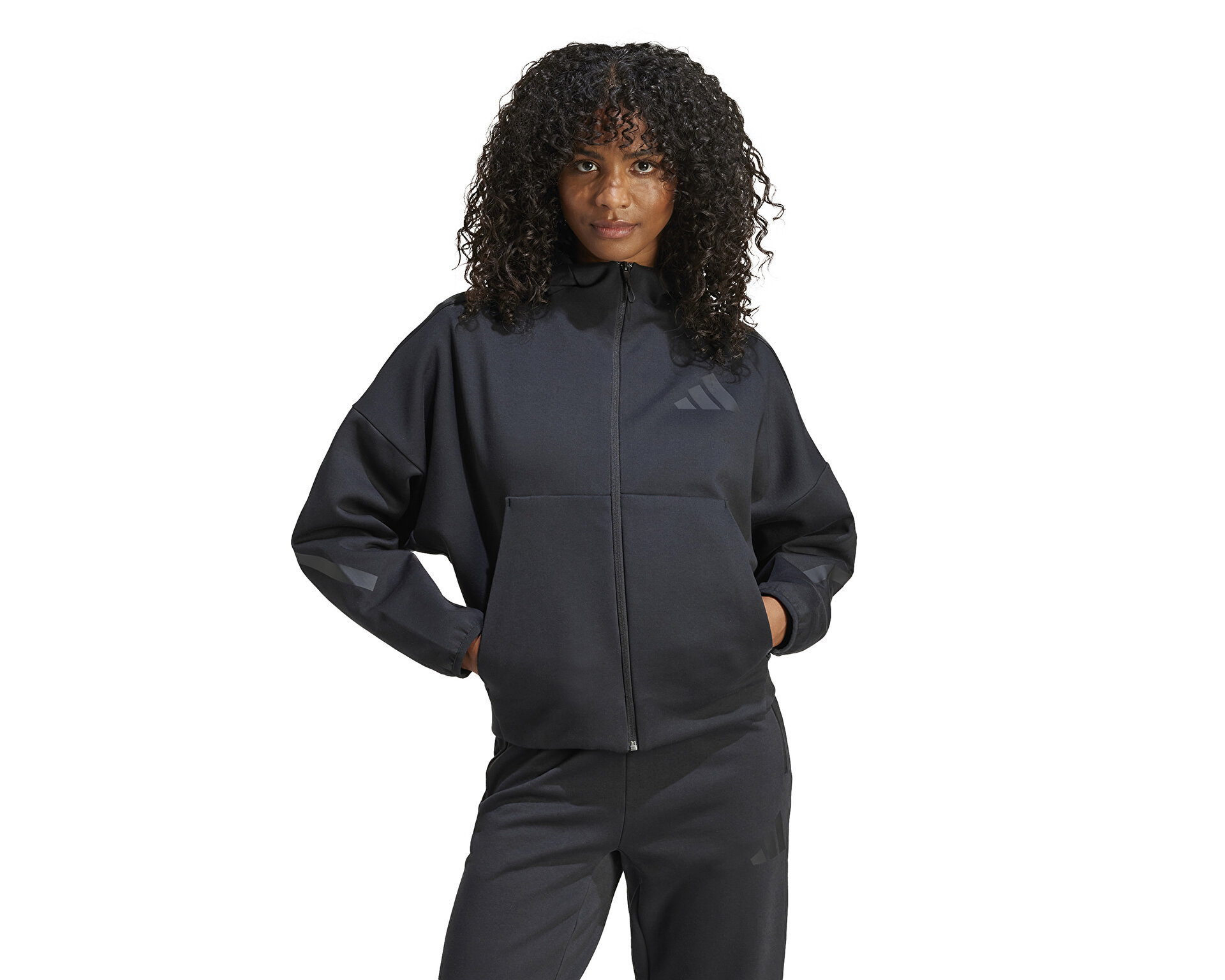 jara adidas Kadın W Z.N.E. Fz Siyah JE7848