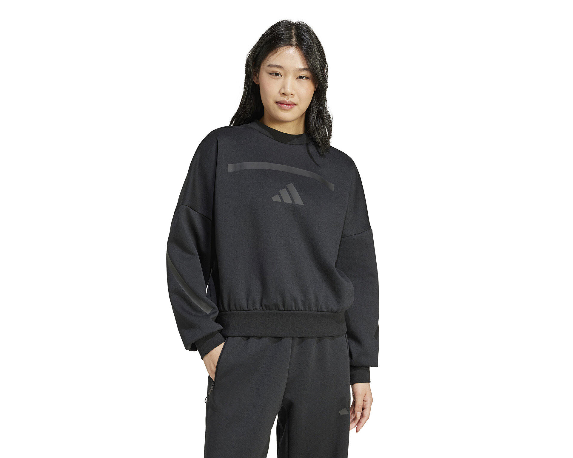 adidas Kadın W Z.N.E. Swt Siyah JE7855