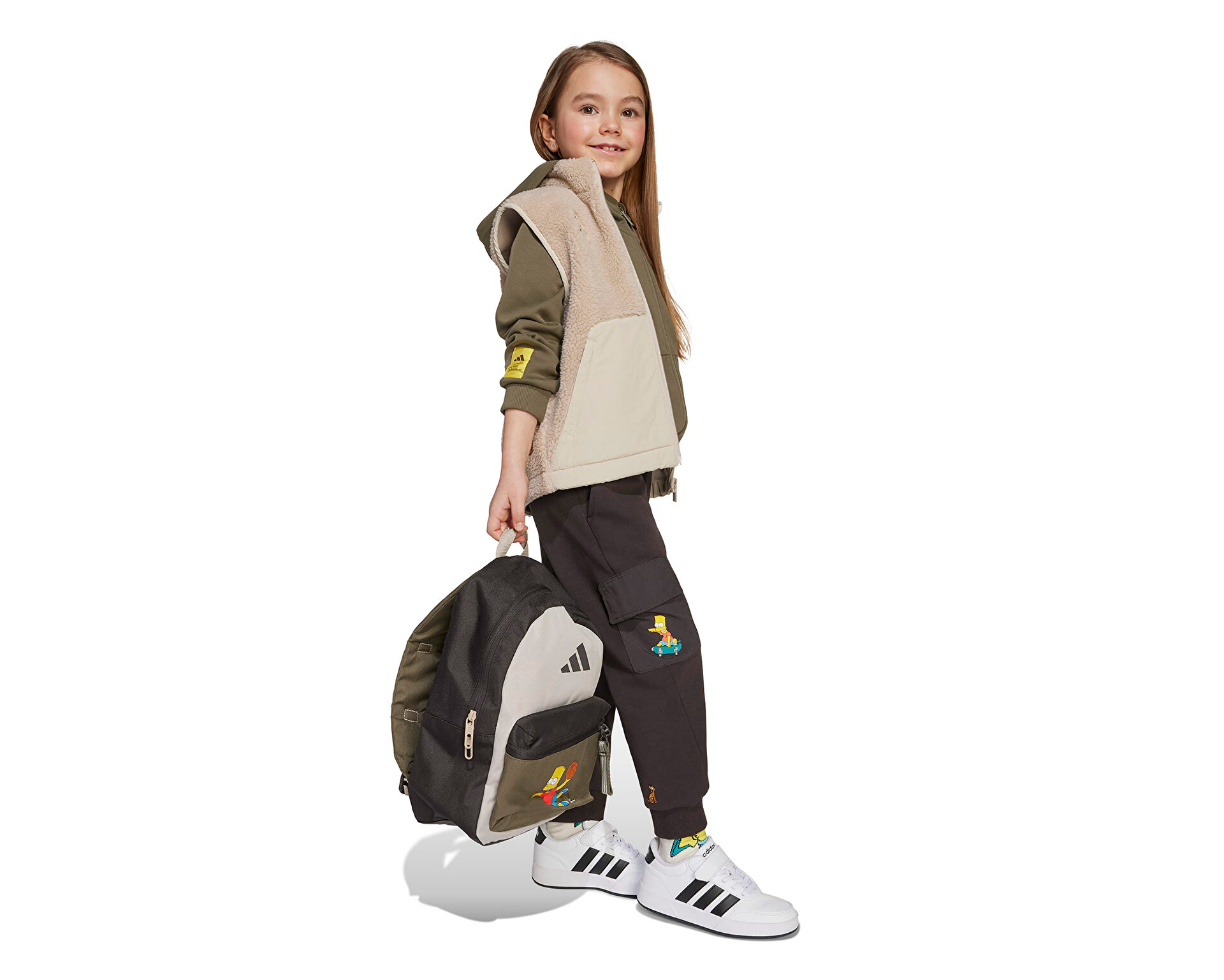 ADIDAS Unisex Çocuk The Simpsons LK SIM PNT Kahverengi JL9199