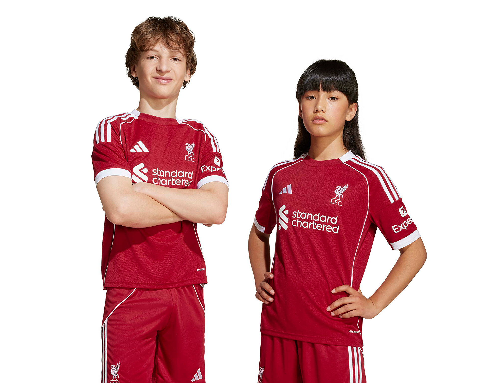 ADIDAS Unisex Çocuk Liverpool Fc 25-26 İç Saha Forması Kırmızı