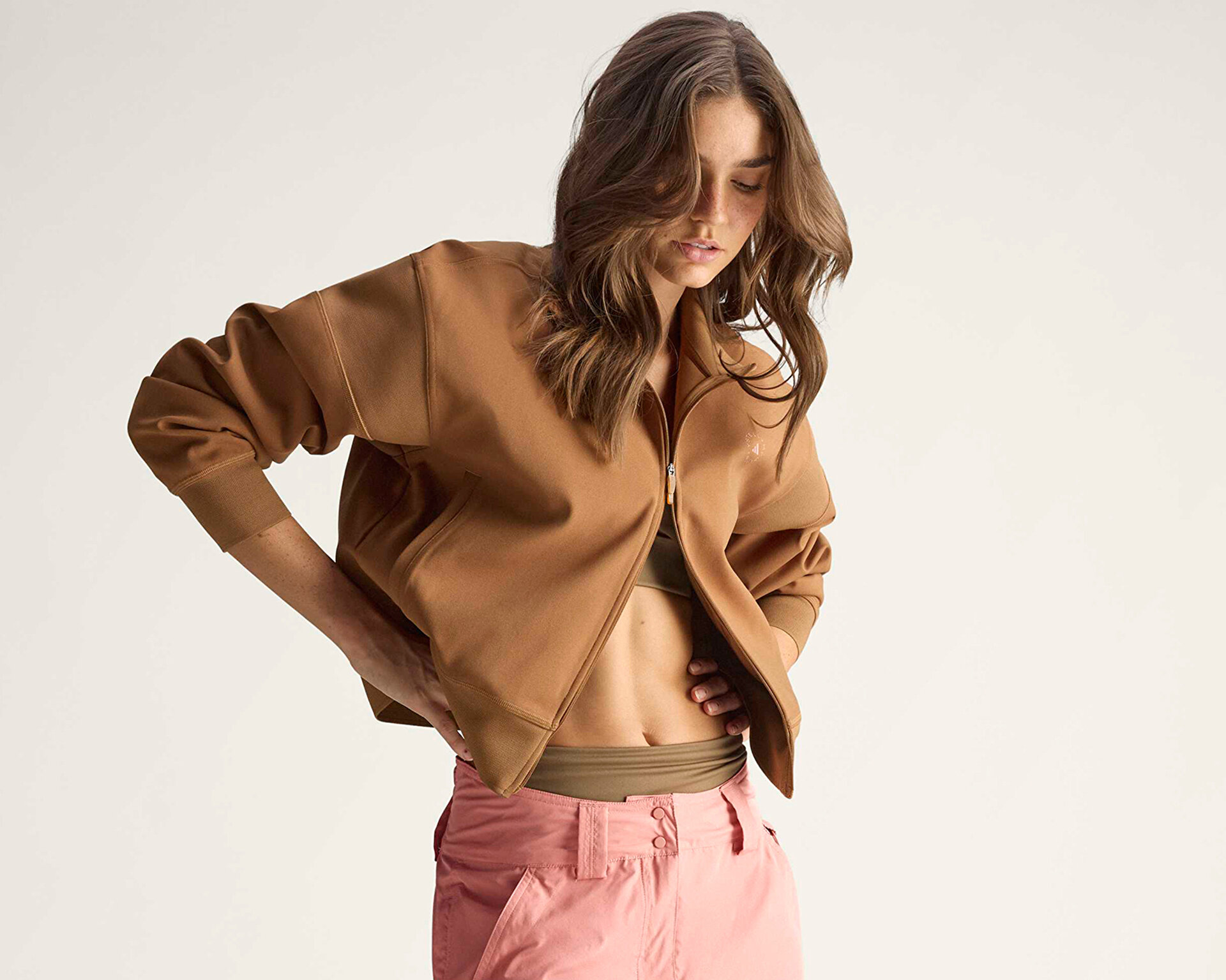 ADIDAS Kadın By Stella McCartney KNITTED TT Kahverengi JX6782