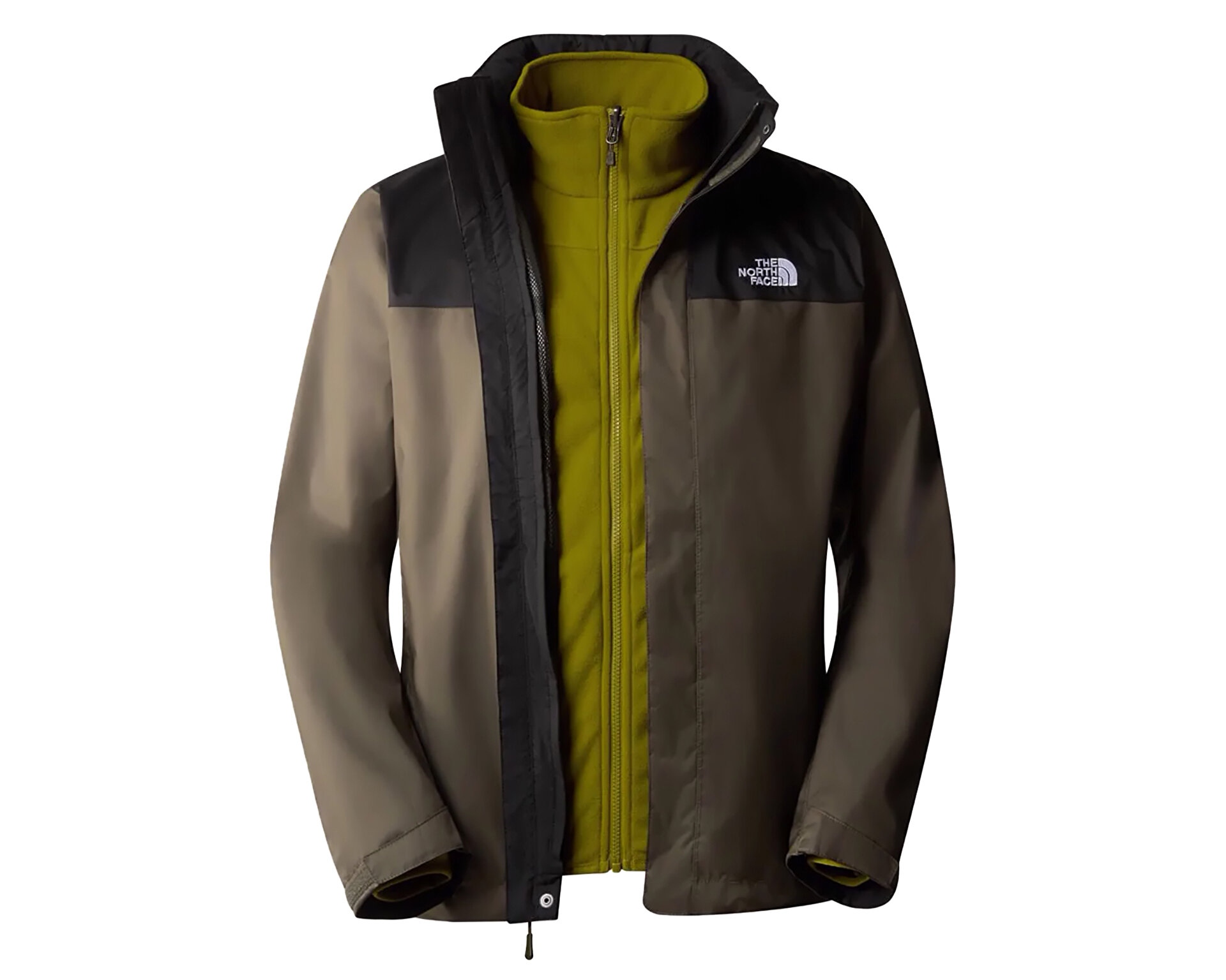 The North Face Erkek M Evolve ii Triclimate Jacket Haki NF00CG55OFV1