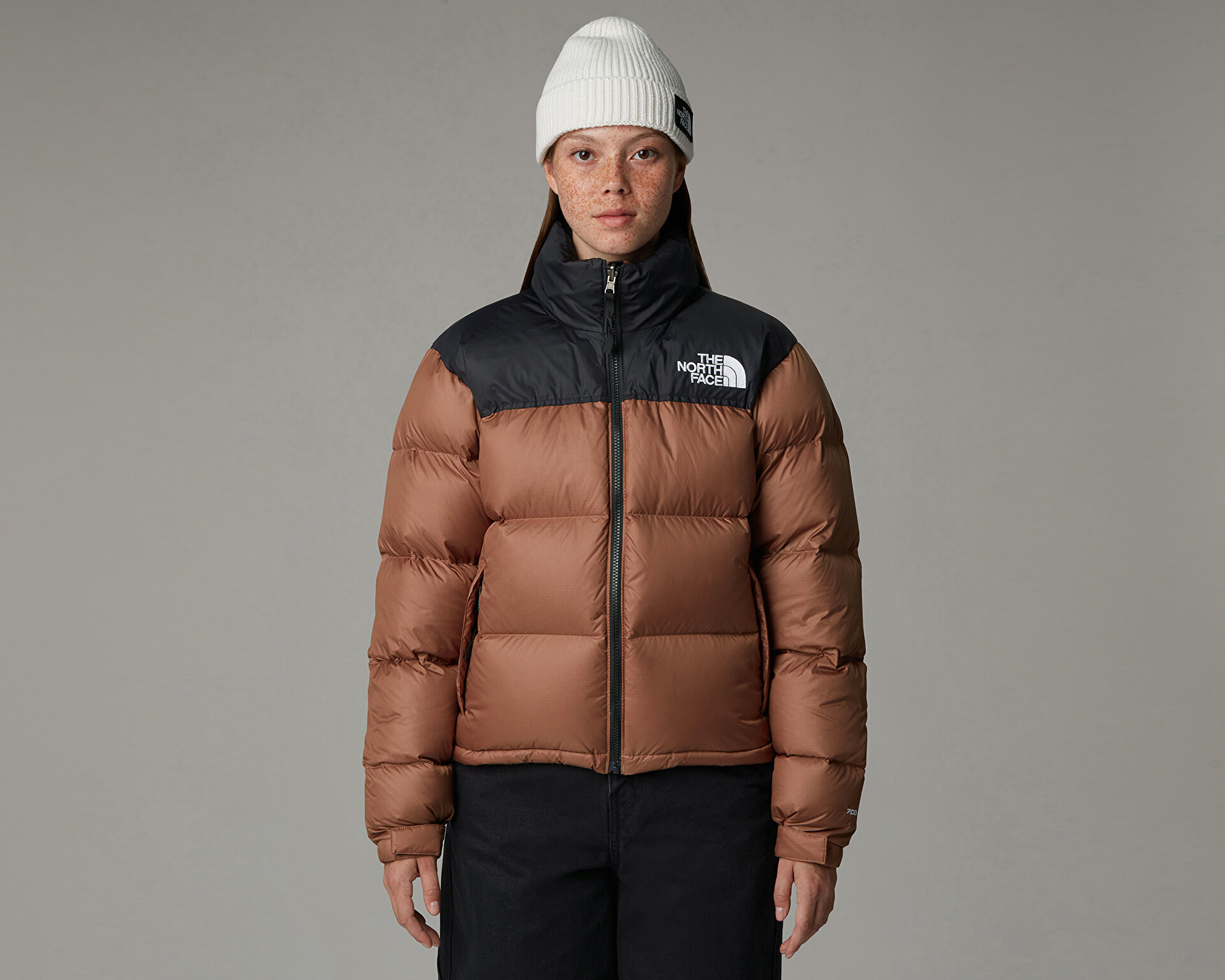 THE NORTH FACE Kadın W 1996 RETRO NUPTSE JACKET Kahverengi