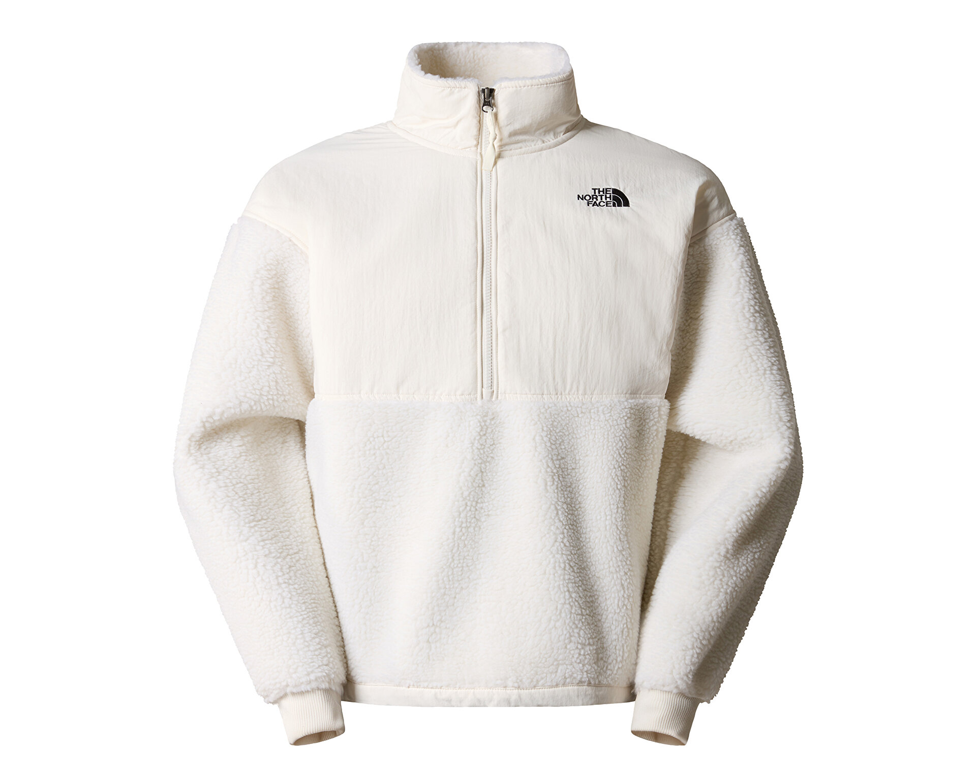 The North Face Erkek M Platte High Pile Fleece 1/4 Zip Krem