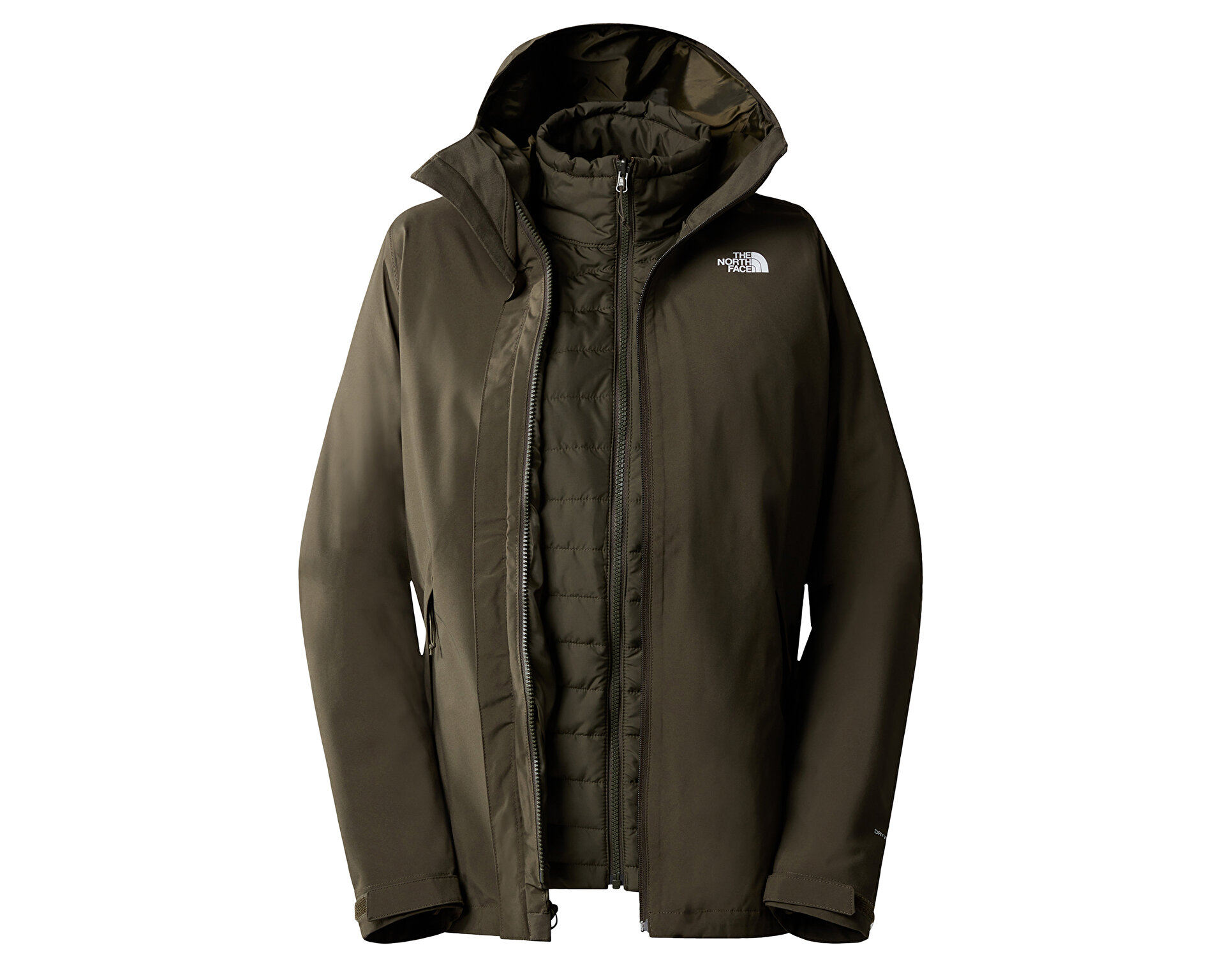 The North Face Kadın W Carto Triclimate Jacket Yeşil NF0A5IWJ21L1