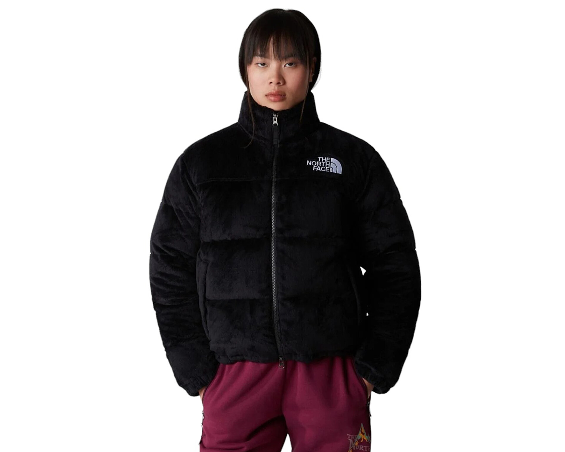 The North Face Kadın W Versa Velour Nuptse Siyah NF0A84F9JK31
