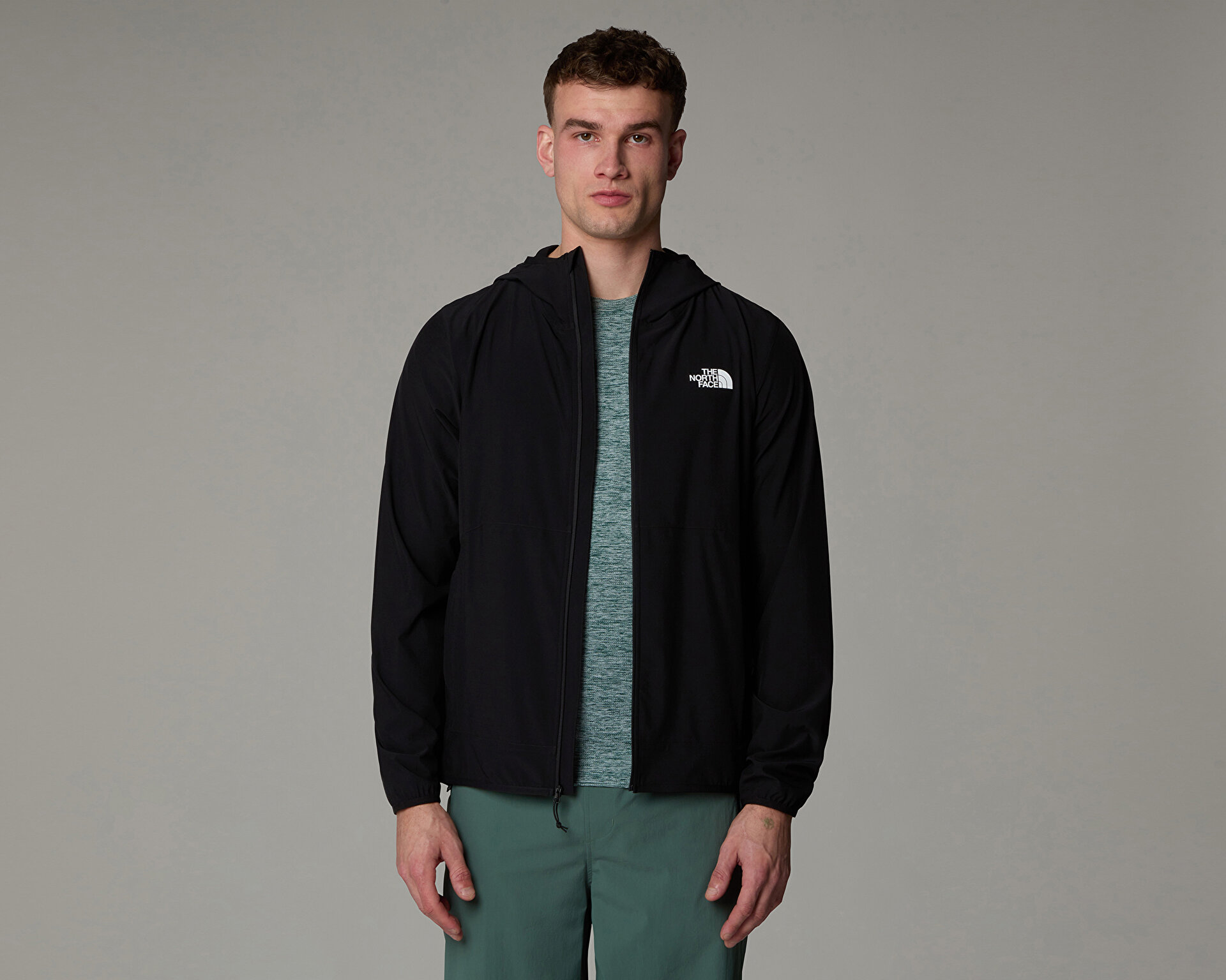 THE NORTH FACE Erkek M 24/7 WOVEN FZ HOOD Siyah NF0A8CS7JK31