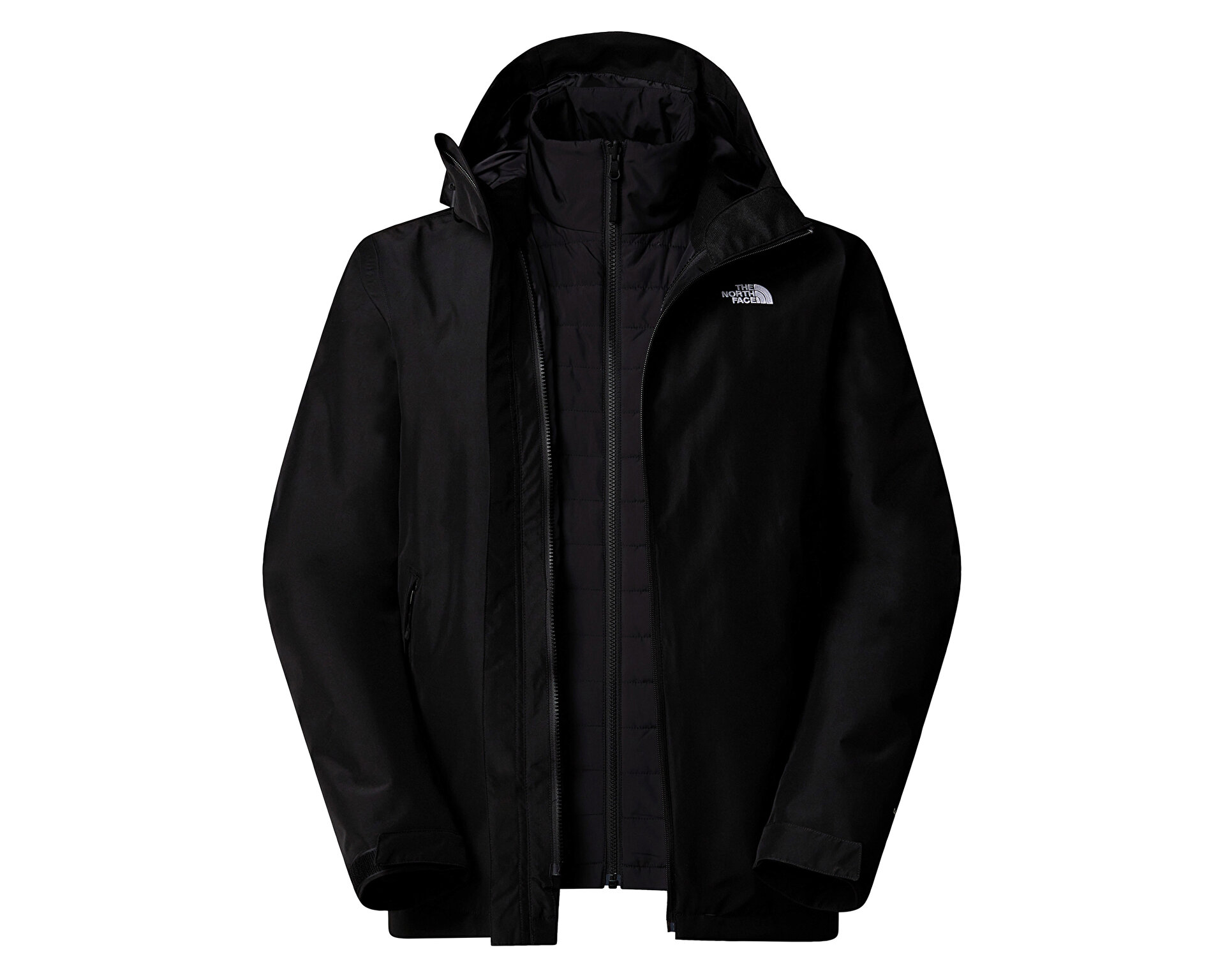 THE NORTH FACE Erkek M CARTO MONO TRICLIMATE HOODED JACKET Siyah