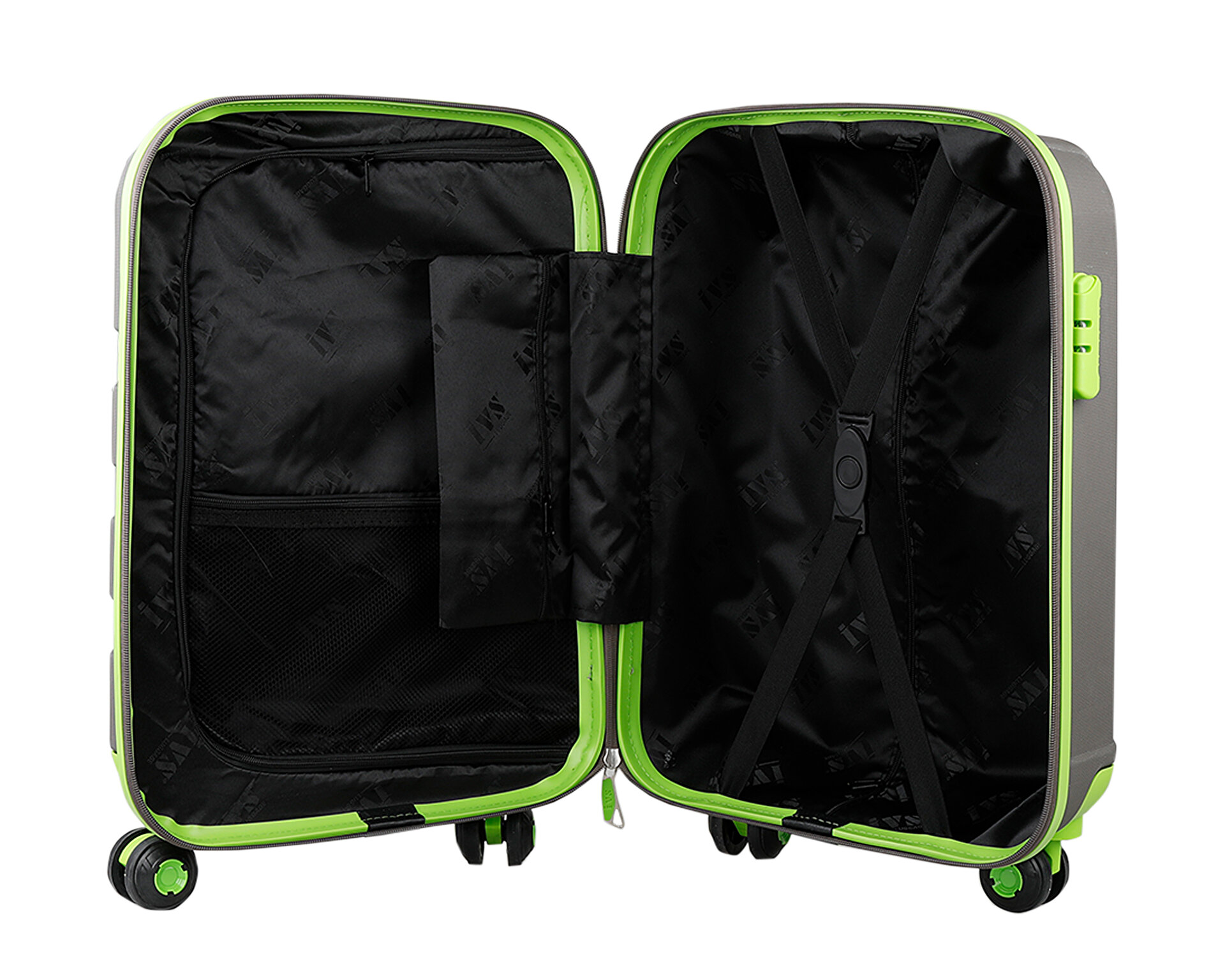 Ivs Unisex Gri Yesil Valiz Orta Boy Gri PP1010-007-M