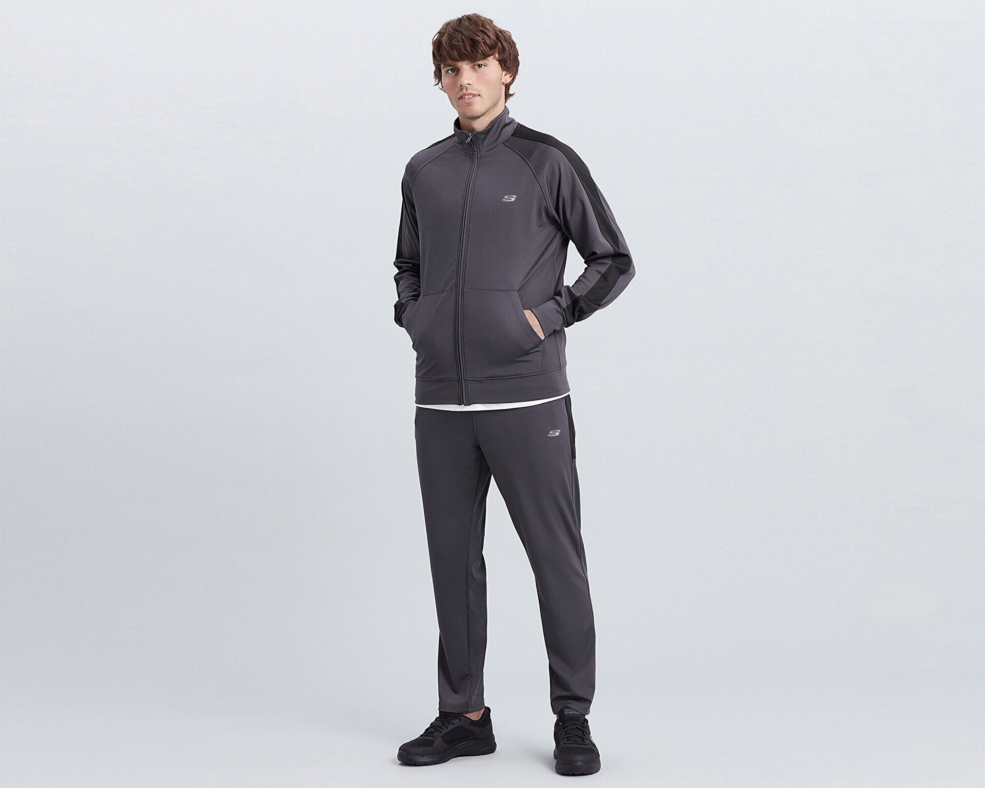 Skechers Erkek M Micro Essential Suit Gri S212165-003