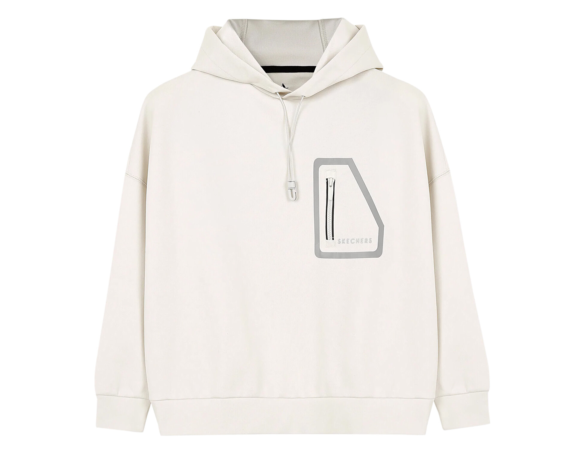 SKⅡ Skechers Kadın W 2Xi-Lock Hoodie Sweatshirt Krem S231138-035