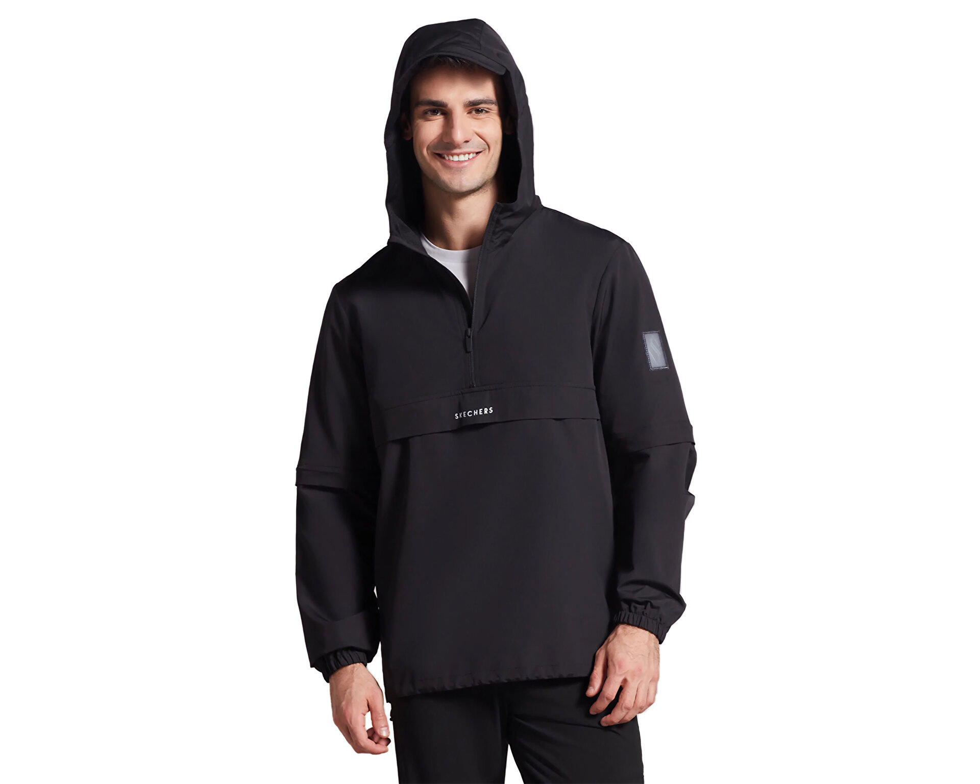 Skechers Erkek M Micro Collection Smart Detailed Half Zip Jacket