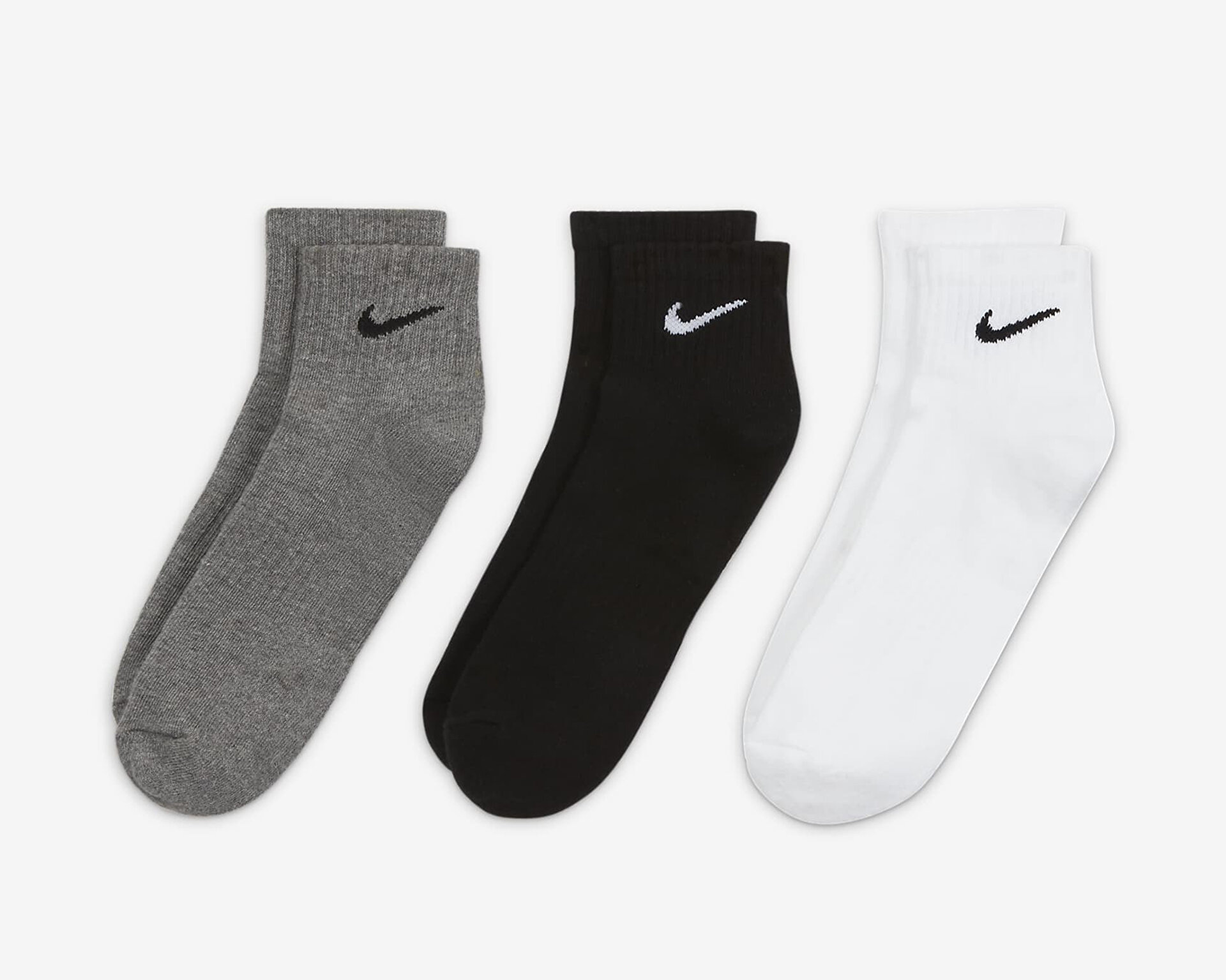 なみすけ3口 Nike Unisex U Nk Everyday Cush Ankle 3Pr Çok Renkli SX7667-964