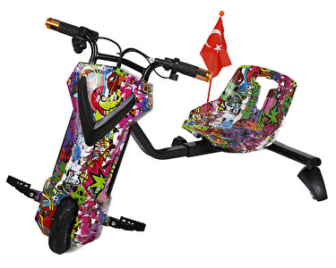Hoverway Unisex Drift Scooter Çok Renkli PWS807-GRAFITI