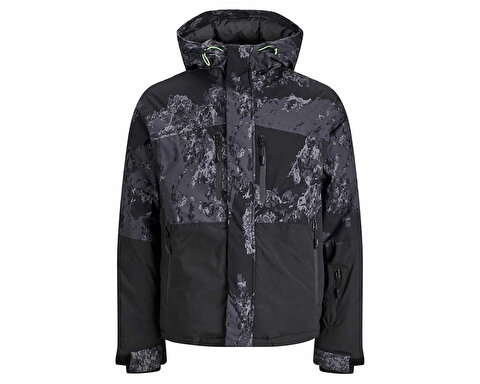 Jack Jones Erkek Jcoalpine Jacket Siyah 12241637-BLACK
