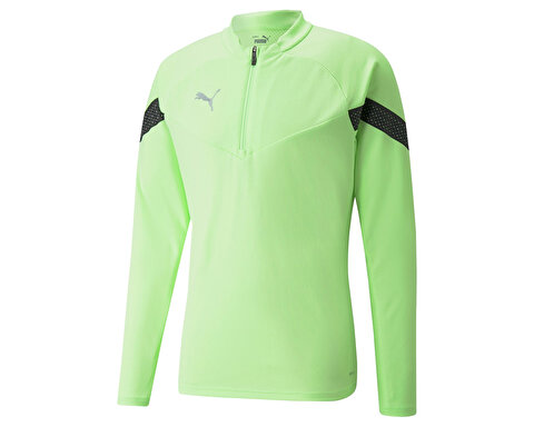 Teamfinal Training 1/4 Zip Top Erkek Puma Yeşil Erkek Futbol