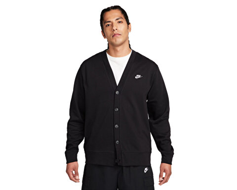 Nike Erkek M Nk Club Fairway Cardigan Siyah FN3898-010