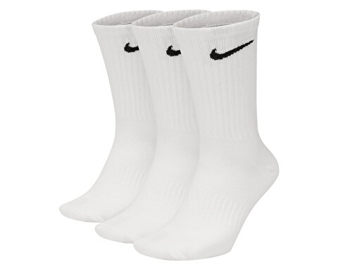 Nike Erkek U Nk Everyday Ltwt Crew 3Pr Beyaz SX7676-100