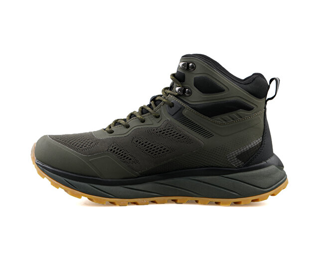 Cat Ayakkabısı Trekking Bot ve Ayakkabıları 013M101138 Lennox Haki Deri Tekstil - Görsel 3