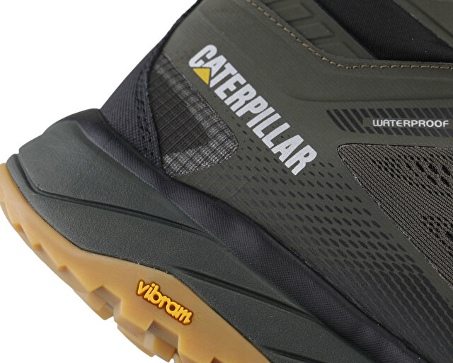 Cat Ayakkabısı Trekking Bot ve Ayakkabıları 013M101138 Lennox Haki Deri Tekstil - Görsel 8