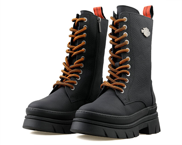 Harley Davidson Ayakkabı Bot 021Z100661 Brigett Black M.Floater - Görsel 4