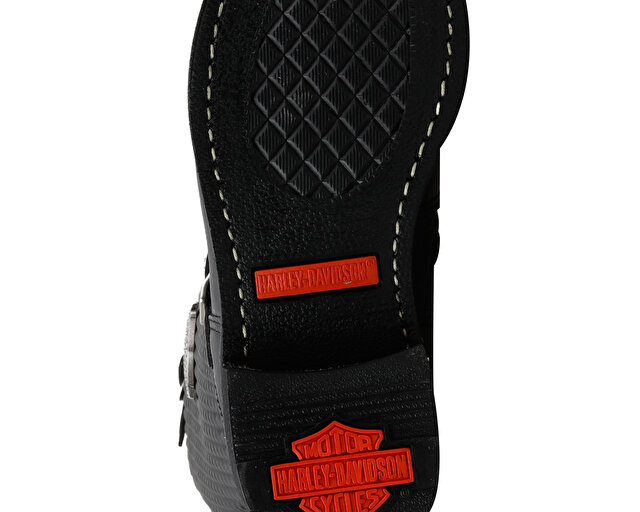 Harley Davidson Ayakkabı Bot Zoe Hi Black Yaglı Deri - Görsel 8