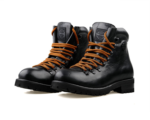 Harley Davidson Ayakkabı Bot 026M100060 Notley Black Deri - Görsel 4