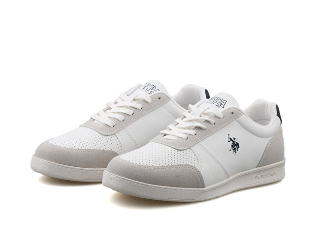 U.s.Polo Assn. Ayakkabı Günlük Tibet 3Fx Beyaz Laci Kırmızı - Görsel 4