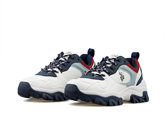 U.s.Polo Assn. Ayakkabı Günlük 5P TRACKY BEYAZ 5FX - Görsel 4