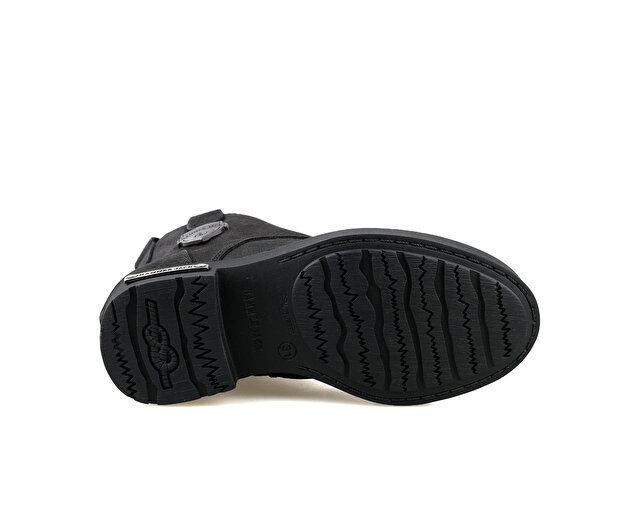 Hammer Jack Ayakkabı Bot 102 15200 F Siyah Yıkama Nubuk - Görsel 6