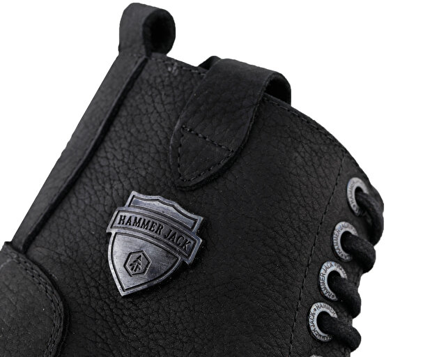 Hammer Jack Ayakkabı Bot 102 15200 F Siyah Yıkama Nubuk - Görsel 8